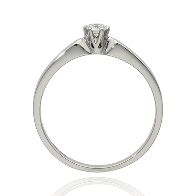 Fehér arany gyűrű 54-es méret (00680-1)